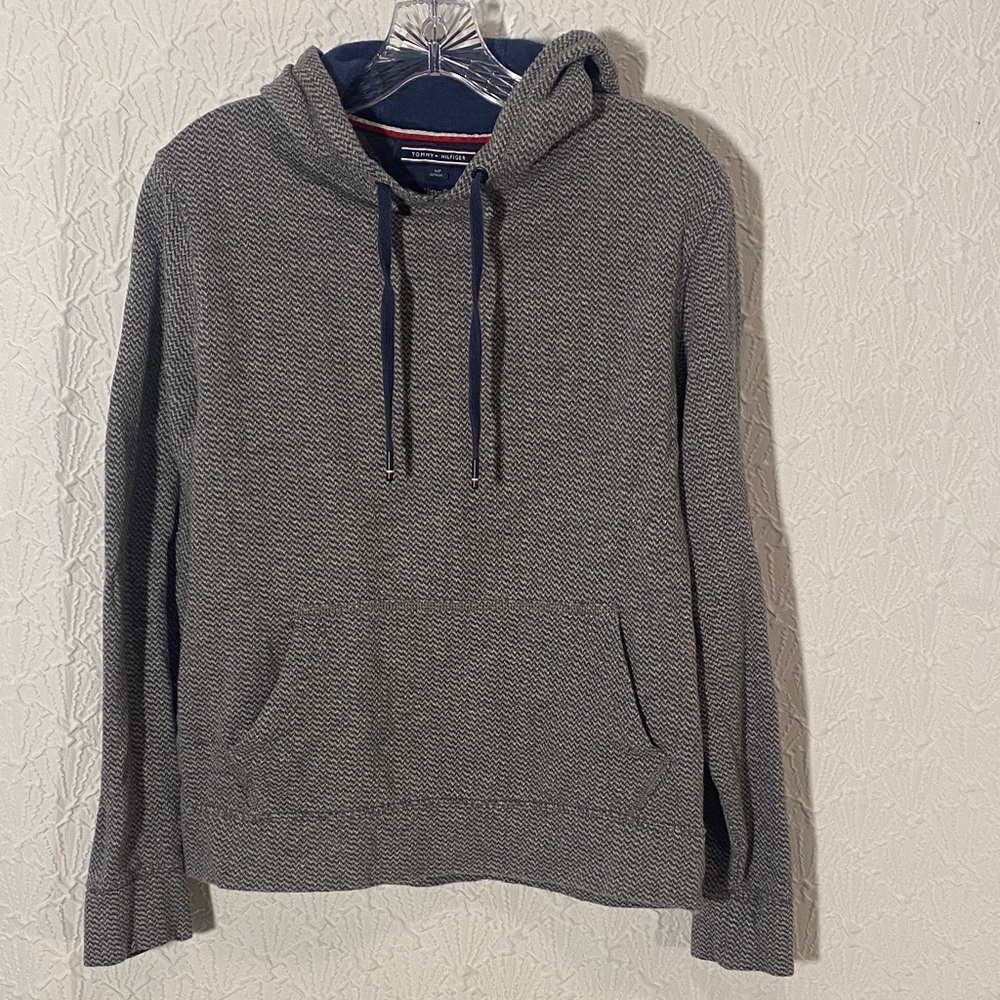 Tommy Hilfiger Cotton Blended Vintage Fit Hoodie Preppy Casual Sportswear Logo